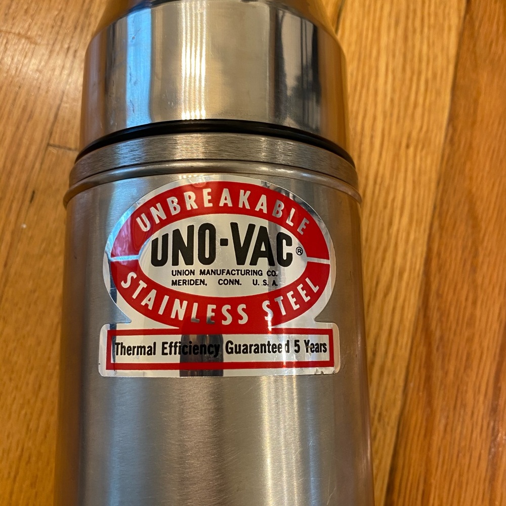 - Uno vac stainless steel thermos